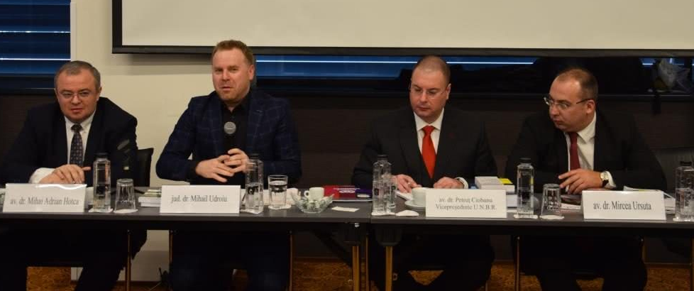 CONFERINȚA BAROULUI BIHOR ȘI A INSTITUTULUI NAȚIONAL PENTRU PREGĂTIREA ȘI PERFECȚIONAREA AVOCAȚILOR